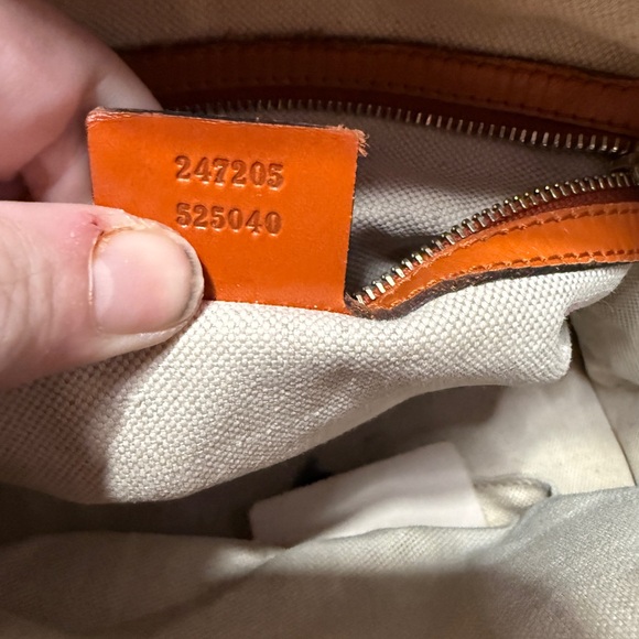 Gucci Beige and Blue Satchel - Picture 13 of 14